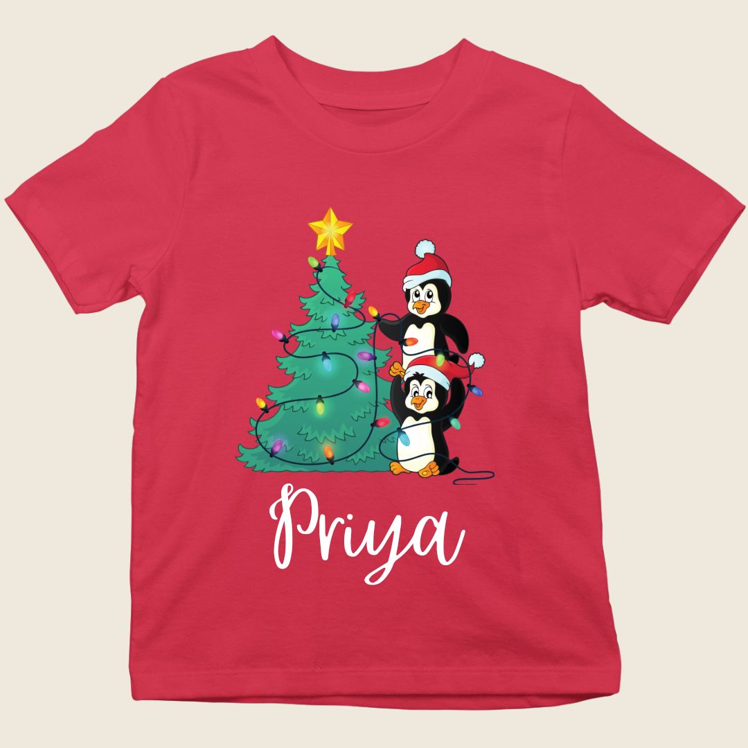 Christmas tree kids Christmas tee