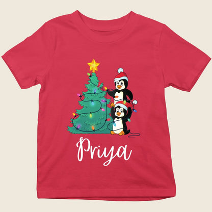 Christmas tree kids Christmas tee