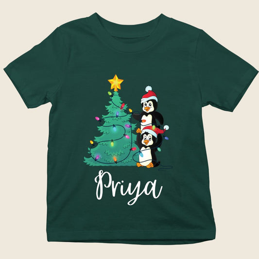 Christmas tree kids Christmas tee