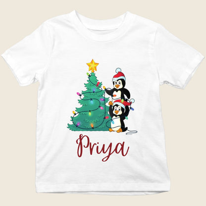 Christmas tree kids Christmas tee