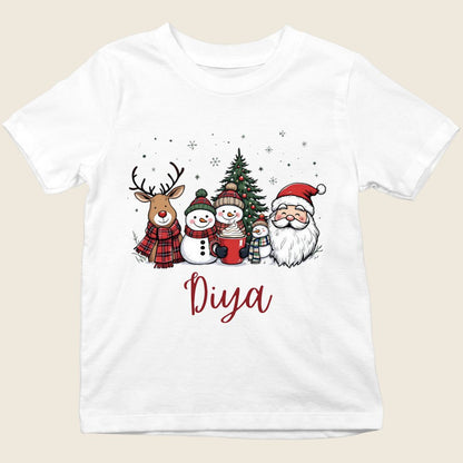 Team Santa kids Christmas tee