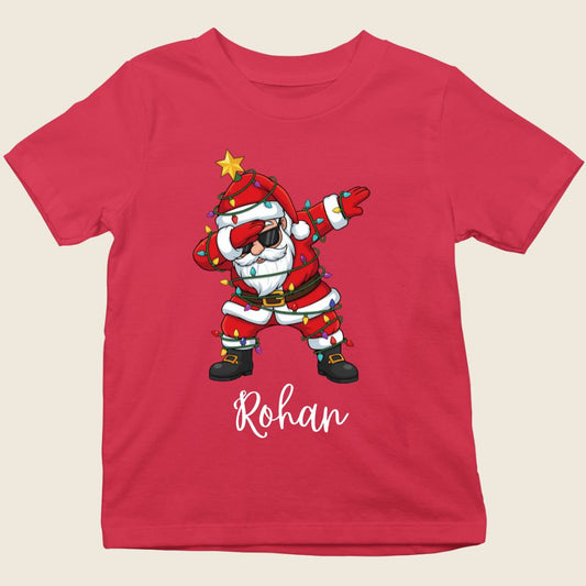 Santa Claus kids Christmas tee