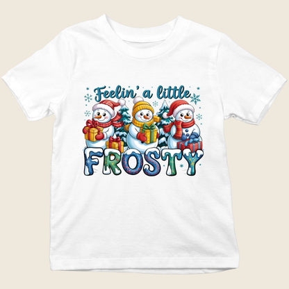 Frosty kids Christmas tee