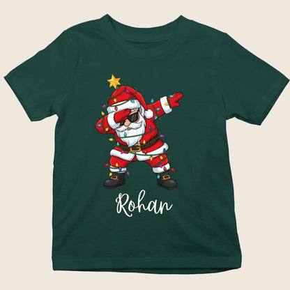 Santa Claus kids Christmas tee
